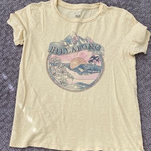 Yellow small billabong t